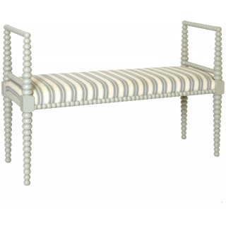 BOBBIN END OF BED STOOL - SALE PRICE £880.00